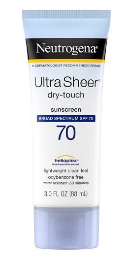 Neutrogena Ultra Sheer Sunscreen