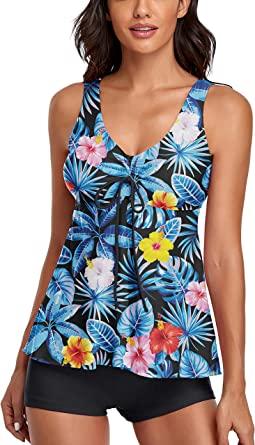 Omichic Tankini Bathing Suit