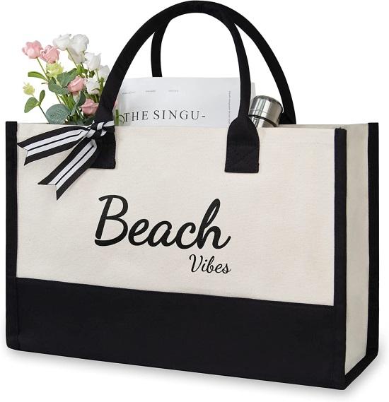 TopDesign Canvas Beach Bag