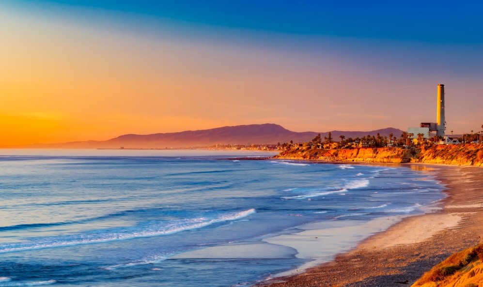 beach at sunset