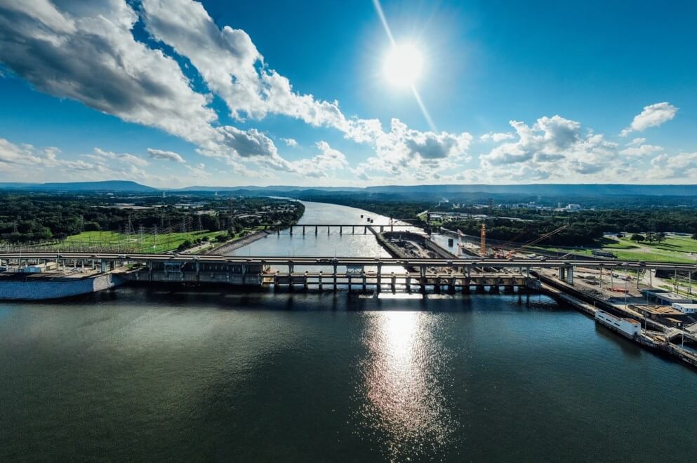 large bridge over a river