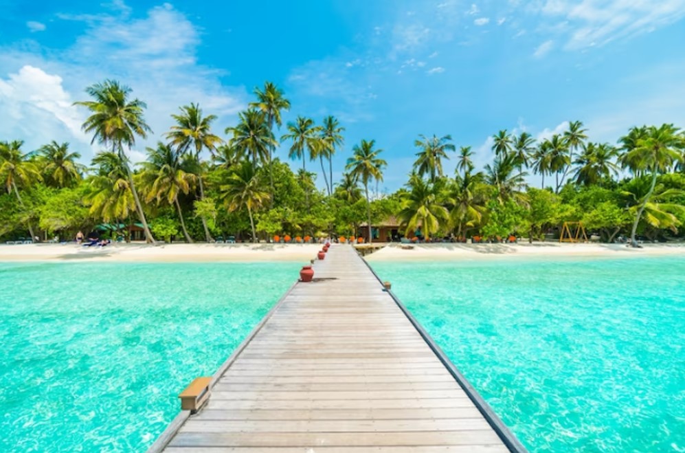 pier on the beach