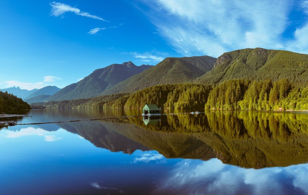 scenic view of a lake