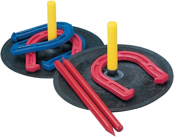 Champion Sports Rubber Horseshoe Set