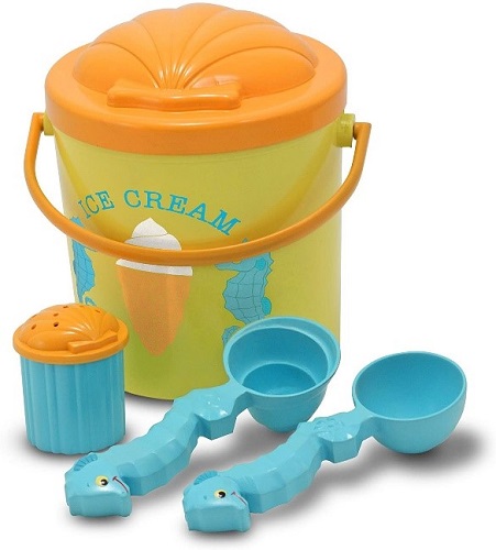 Melissa & Doug Speck Seahorse Sand Ice Cream Set