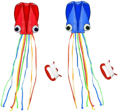 SINGARE Set of 2 Large Octopus Kites