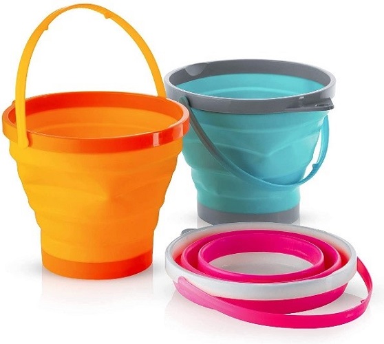 Top Race Set of 3 Foldable Buckets