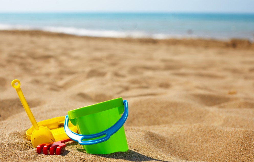 various beach toys